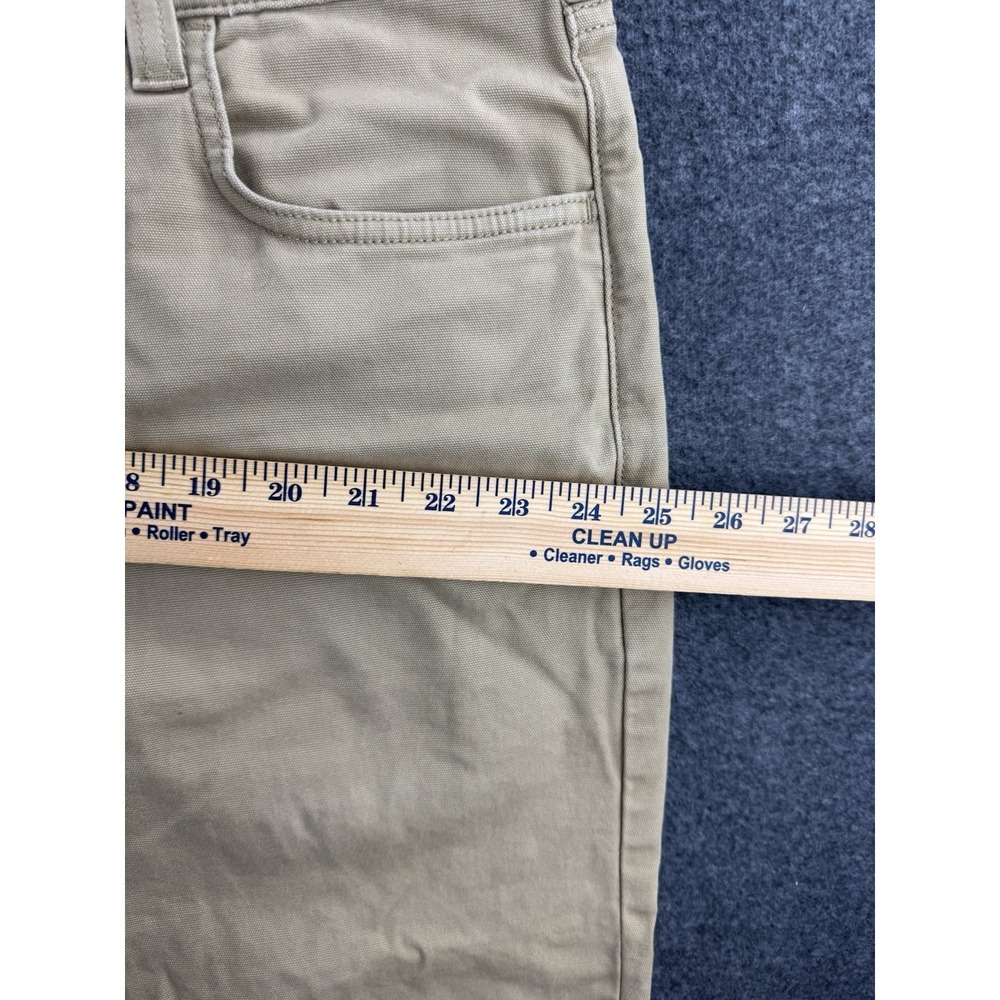 Carhartt Rugged Flex Relaxed Fit Canvas Work Pants Men's Size 44x31 Tan 5-Pocket - Picture 9 of 16